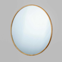 Art Deco Large Round Gin Shu Metal Wall Mirror Gold Gilt Leaf 120cm Diameter