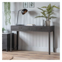Modern Style Wooden Grey Painted 2 Drawer Rectangular Office Room Desk 77 x 120cm