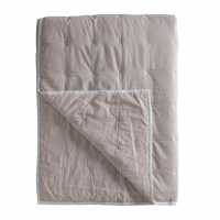 Stitch Bedspread White Blush