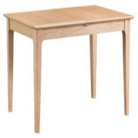 Modern Oak Wood Rectangular 1.2m Butterfly Extending Kitchen Dining Room Table