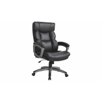 Director Office Chair Dark Brown PU