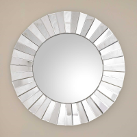 Modern Venetian Modern Round Mirror
