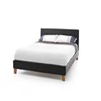 Tivoli 135 Cm Brown Faux Leather Bed