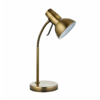 USB Table Lamp Antique Brass
