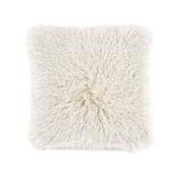 Origins Extravagance Modern Square Polyester Cushion in Ivory 43cm
