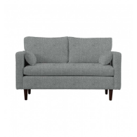 Retro Style Corto Dove Heavyweight Boucle Upholstered Living Room 2 Seater Sofa 88x146cm