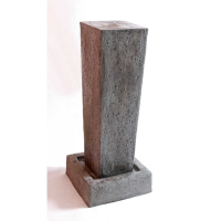 Outdoor Garden Water Fountain Natural Stone Effect 115cm Tall x 47cm Wide