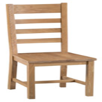 Modern Style Oak Wood High Ladder Back Kitchen Dining Room Chair 105 x 44.5cm