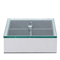 Value 4 Storage Faux Leather Jewellery Box With Lid