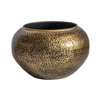 Planter Small Brass Antique