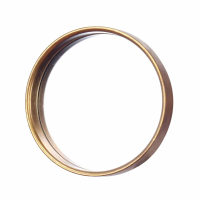 Gin Shu Metal Mirror Gold Gilt Leaf
