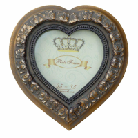 Heart Frame Mirror Gold 3 X 3