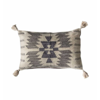 Tassel Cushion Grey