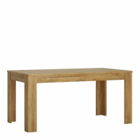 Traditional Style Grandson Oak Finish Large Extending 8 Seater Dining Table 75.5x160cm