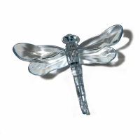 Water Blue Dragonfly With Spike