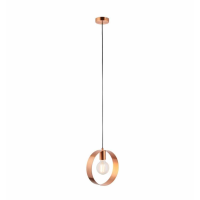 1 Pendant Light Brushed Copper