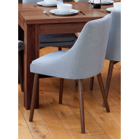 Walnut Grey Chair (Pack of two)