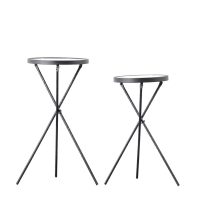 Hannah Sidetable Set of 2 Black