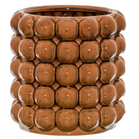 Seville Collection Caramel Bubble Vase