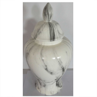 Marble Ginger Jar