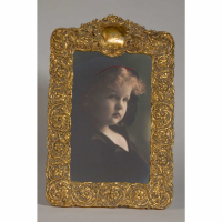 Gold Gilt Leaf Portrait Photo Frame