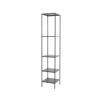 Fitzroy Bronze Narrow Modular Shelving Unit Left