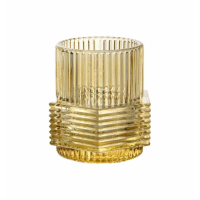 Tealight Holder Amber (3pk)