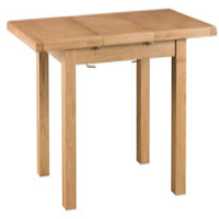French Style Oak Wood 4 Seater Butterfly Extension Kitchen Dining Table 110 To 140cm