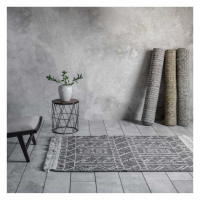 Modern Style Wool and Cotton Hand Woven Home Accessories Geometric Rug 170x120cm