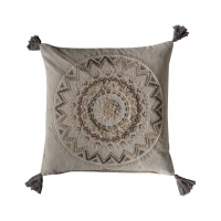 Tassel Cushion Natural