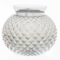 Smoked Midnight Large Combe Candle Holder
