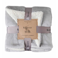 Sherpa Throw Silver