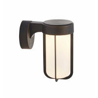 Outdoor Wall Light 16W Bronze Frosted
