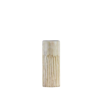 Whitewash Chiselled Pillar Holder White Wash Small