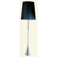 Modern Black And Chrome Floor Lamp