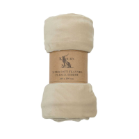 Rolled Flannel Fleece Oatmeal