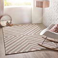 Origins Lulu Pink Hand Tufted Wool Rug Modern Geometric Designed 120x170cm