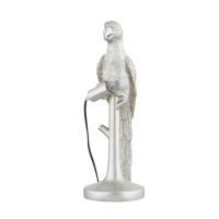 Percy The Parrot Silver Table Lamp