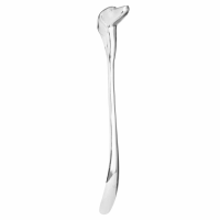 Silver Nickel Dog Head Detial Shoe Horn