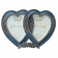 Double Heart Photo Frame