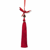 Red Dragonfly With Tassel