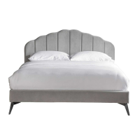 Light Grey Cavendish Bed Double Light Grey