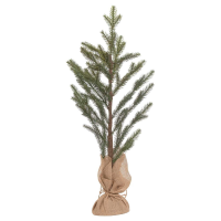 The Noel Collection Artifical Pine Tree In Hessian Pot