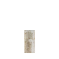 Whitewash Chiselled Pillar Holder White Wash Small