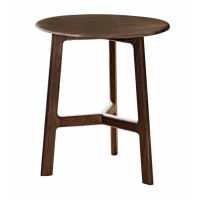Round Side Table Walnut