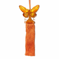 Orange Butterfly With Tassel