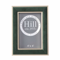Gold Edged Emerald Velvet 4X6 Photo Frame