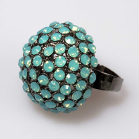 Half Golf Golf Ball Ring Pacific Opal