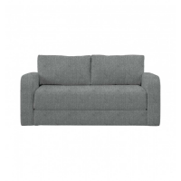 Retro Style Corto Dove Heavyweight Boucle Upholstered 2 Seater Sofa Bed 82x155cm