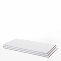 Verona Set of 3 Shelves Wide (for 180cm wardrobe) in White